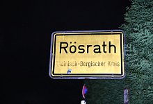 Ortseingangsschild R&ouml;srath - Sascha Thelen/dpa