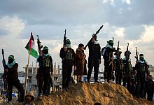 Nahostkonflikt - &Uuml;bergabe von vier toten Geiseln - Abdel Kareem Hana/AP/dpa