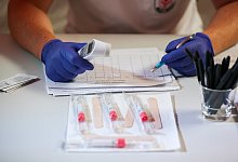 Teststation - Foto: Jan Woitas/dpa-Zentralbild/dpa