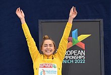 Gina Lückenkemper kann nach ihrem Sturz mit der Staffel an den Start gehen. - Angelika Warmuth/dpa