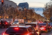 Weihnachtsverkehr Berlin - Jens Kalaene/dpa-Zentralbild/Archiv