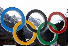 Die olympischen Ringe - Alessandro Trovati/AP/dpa