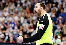 Gelber H&uuml;ne im DHB-Tor: Handball-Nationalkeeper Andreas Wolff. - Frank Molter/dpa