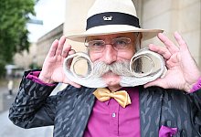 Bartweltmeister Jürgen Burkhardt - Bernd Weißbrod/dpa