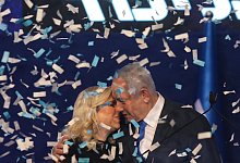 Ehepaar Netanjahu - Foto: Ilia Yefimovich/dpa