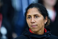 Steffi Jones - Foto: Uwe Anspach/dpa