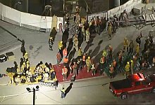 Tunneleinsturz in Los Angeles - -/KABC/ABC7 Los Angeles via AP/dpa