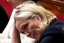 Gericht will &uuml;ber Le Pens Berufung bis Sommer 2026 urteilen - Michel Euler/AP/dpa