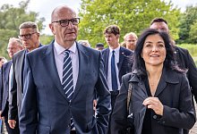 Ministerpr&auml;sident Woidke und Bundeswirtschaftsministerin Reiche - Frank Hammerschmidt/dpa