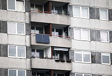 &laquo;Balkonkraftwerk&raquo; in Kiel - Christian Charisius/dpa