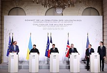 Ukraine-Krieg -Treffen der "Koalition der Willigen" - Tom Nicholson/PA Wire/dpa