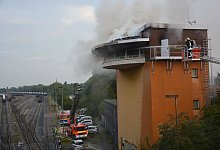 Brand im Stellwerk M&uuml;hlheim - Feuerwehr M&uuml;hlheim an der Ruhr