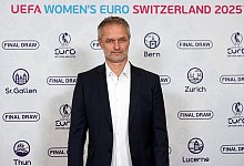 Fußball-EM der Frauen 2025 Auslosung - Laurent Cipriani/AP/dpa