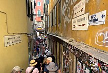 Gasse in Venedig - Christoph Sator/dpa