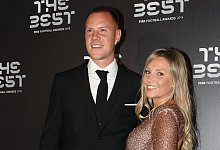 Fußball-Torhüter ter Stegen und Ehefrau Daniela Jehle - Jonathan Moscrop/CSM via ZUMA Wire/dpa
