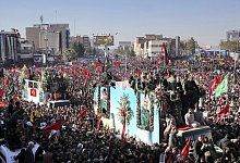Trauerfeier Soleimani - Foto: Erfan Kouchari/Tasnim News Agency/AP/dpa