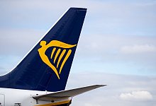 Ryanair-Maschine - Foto: Daniel Karmann/dpa