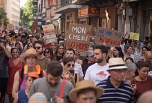Protest gegen Massentourismus auf Mallorca - Clara Margais/dpa