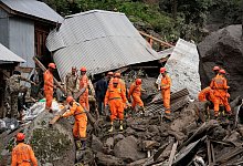 Nach der Sturzflut in Kaschmir - Channi Anand/AP/dpa