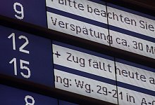 Versp&auml;tungen der Bahn - Foto: Lino Mirgeler/dpa