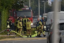 Explosion und Brand in Kempener Chemieunternehmen - Alex Forstreuter/dpa