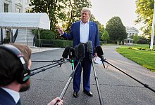 Nato-Gipfel in Den Haag - Trump - Evan Vucci/AP/dpa