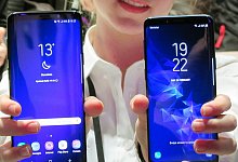 Samsung S9 und S9+ - Foto: kyodo
