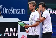 Kevin Krawietz (l) und Andreas Mies schieden bei den US Open aus. - Sven Hoppe/dpa