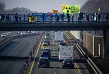 Demonstration gegen geplante Castor-Transporte - Henning Kaiser/dpa