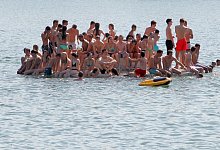 Badesee in Bensheim - Foto: Fredrik von Erichsen/dpa