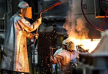 SPD: &laquo;Wir brauchen Heimatstahl&raquo; - Christoph Reichwein/dpa