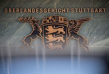 Schriftzug des Oberlandesgerichts Stuttgart - Sebastian Gollnow/dpa/dpa-tmn