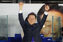 Pr&auml;sidentschaftswahl in S&uuml;dkorea - Lee Jin-man/AP/dpa