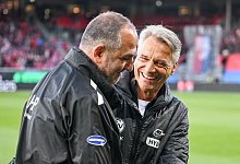 Frank Schmidt und Horst Steffen - Harry Langer/dpa