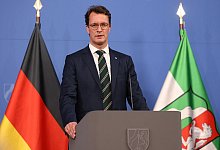 Hendrik W&uuml;st (CDU), Ministerpr&auml;sident Nordrhein-Westfalens, - David Young/dpa