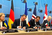 Ukraine-Koalition - Ansgar Haase/dpa