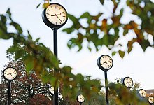 Uhrenpark - Zeitumstellung - Oliver Berg/dpa