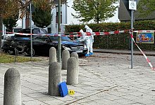 Brand in München - Großeinsatz von Polizei und Feuerwehr - Roland Freund/dpa