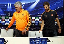 Carlo Ancelotti und Xabi Alonso - Chema Moya/epa/dpa
