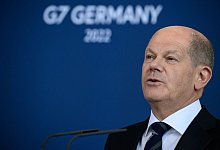 Olaf Scholz hat von Wolodymyr Selenskyj eine Enladung erhalten. - Bernd von Jutrczenka/dpa