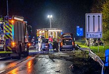 Unfall auf A45 - Markus Klümper/dpa