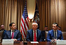 Kabinettssitzung in Washington - Pool/AP/dpa