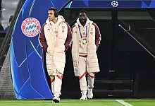 Jamal Musiala und Alphonso Davies - Sven Hoppe/dpa