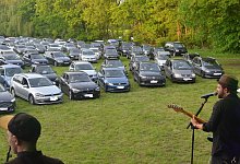 Dort wo Anfang Mai die Band "Goodbeats" im Autokino spielte, wird am 12. Juni die Abschlussfeier der Gesamtschule Delbr&uuml;ck stattfinden. - Dietmar Gr&ouml;bing