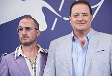 Darren Aronofsky und Brendan Fraser stellen in Venedig ihren Film &laquo;The Whale&raquo; vor. - Joel C Ryan/Invision/AP/dpa