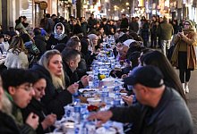 Fastenbrechen in der Keupstraße - Oliver Berg/dpa