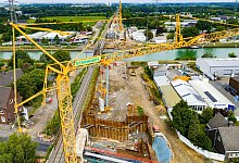 Halbzeit der Bauphase der Bahnstrecke Oberhausen-Emmerich - Christoph Reichwein/dpa