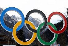 Die olympischen Ringe - Alessandro Trovati/AP/dpa