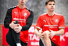 Handball EM - Nationalmannschaft in D&auml;nemark angekommen - Sina Schuldt/dpa