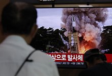 Raketentest - Foto: Lee Jin-Man/AP